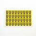 Letter U 36 Characterscard,19 X 14 mm Pack of 10 437940