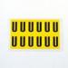 Letter U 12 Characterscard,38 X 21 mm Pack of 10 437941