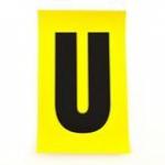 Letter U 1 Charactercard 230 X 140 mm Pack of 10 437945