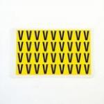 Letter V 36 Characterscard,19 X 14 mm Pack of 10 437946