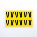 Letter V 12 Characterscard,38 X 21 mm Pack of 10 437947