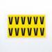 Letter V 12 Characterscard,38 X 21 mm Pack of 10 437947