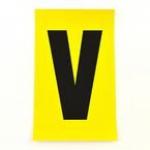 Letter V 1 Charactercard 230 X 140 mm Pack of 10 437951