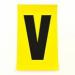 Letter V 1 Charactercard 230 X 140 mm Pack of 10 437951
