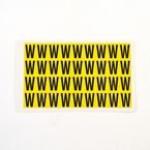 Letter W 36 Characterscard,19 X 14 mm Pack of 10 437952