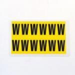 Letter W 12 Characterscard,38 X 21 mm Pack of 10 437953