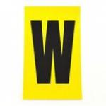 Letter W 1 Charactercard 230 X 140 mm Pack of 10 437957