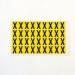 Letter X 36 Characterscard,19 X 14 mm Pack of 10 437958