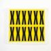 Letter X 12 Characterscard,56 X 21 mm Pack of 10 437960