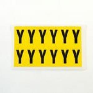 Letter Y 12 CharactersCard, 38X21mm Pack Of 10 437965