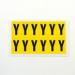 Letter Y 12 Characterscard,38 X 21 mm Pack of 10 437965