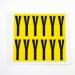 Letter Y 12 Characterscard,56 X 21 mm Pack of 10 437966