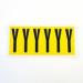 Letter Y 6 Characterscard 90 X 38 mm Pack of 10 437967