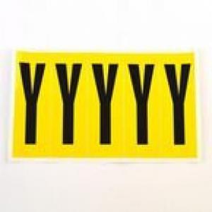 Letter Y 5 CharactersCard 130X45mm Pack Of 10 437968