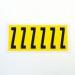 Letter Z 6 Characterscard 90 X 38 mm Pack of 10 437973