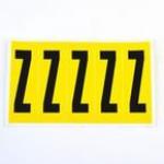 Letter Z 5 Characterscard 130 X 45 mm Pack of 10 437974
