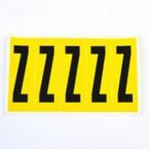 Letter Z 5 CharactersCard 130X45mm Pack Of 10 437974