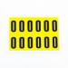 Number 0 12 Characterscard,38 X 21 mm Pack of 10 437977