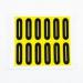 Number 0 12 Characterscard,56 X 21 mm Pack of 10 437978