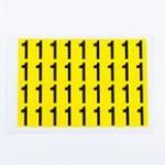 Number 1 36 Characterscard,19 X 14 mm Pack of 10 437982