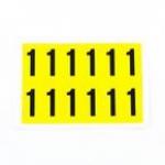 Number 1 12 Characterscard,38 X 21 mm Pack of 10 437983