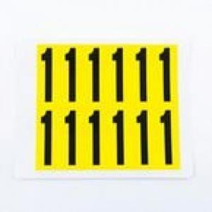 Number 1 12 CharactersCard, 56X21mm Pack Of 10 437984