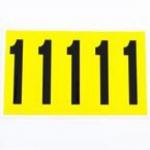 Number 1 5 Characterscard 130 X 45 mm Pack of 10 437986