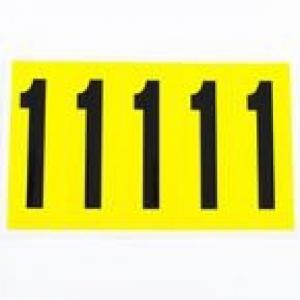 Number 1 5 CharactersCard 130X45mm Pack Of 10 437986