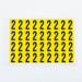 Number 2 36 Characterscard,19 X 14 mm Pack of 10 437988
