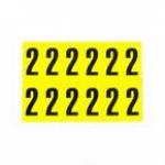 Number 2 12 Characterscard,38 X 21 mm Pack of 10 437989