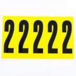 Number 2 5 Characterscard 130 X 45 mm Pack of 10 437992