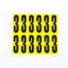 Number 3 12 Characterscard,56 X 21 mm Pack of 10 437996