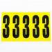 Number 3 5 Characterscard 130 X 45 mm Pack of 10 437998