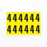 Number 4 12 Characterscard,38 X 21 mm Pack of 10 438001