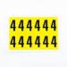 Number 4 12 Characterscard,38 X 21 mm Pack of 10 438001