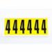 Number 4 6 Characterscard,90 X 38 mm Pack of 10 438003