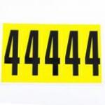 Number 4 5 Characterscard 130 X 45 mm Pack of 10 438004