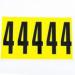 Number 4 5 Characterscard 130 X 45 mm Pack of 10 438004