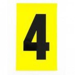 Number 4 1 CharacterCard 230X140mm Pack Of 10 438005