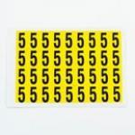 Number 5 36 Characterscard,19 X 14 mm Pack of 10 438006