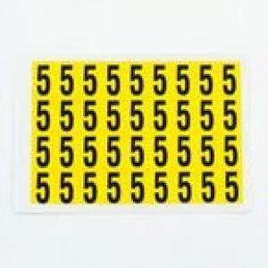 Number 5 36 CharactersCard, 19X14mm Pack Of 10 438006