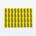 Number 5 36 Characterscard,19 X 14 mm Pack of 10 438006
