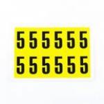 Number 5 12 Characterscard,38 X 21 mm Pack of 10 438007