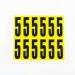 Number 5 12 Characterscard,56 X 21 mm Pack of 10 438008