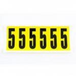 Number 5 6 Characterscard,90 X 38 mm Pack of 10 438009