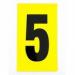 Number 5 1 Charactercard 230 X 140 mm Pack of 10 438011