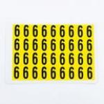 Number 6 36 Characterscard,19 X 14 mm Pack of 10 438012