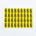 Number 6 36 Characterscard,19 X 14 mm Pack of 10 438012