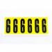 Number 6 6 Characterscard 90 X 38 mm Pack of 10 438015