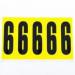 Number 6 5 Characterscard 130 X 45 mm Pack of 10 438016